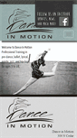 Mobile Screenshot of danceinmotion.org